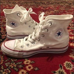 White Converse Chuck Taylor All Star High-Tops